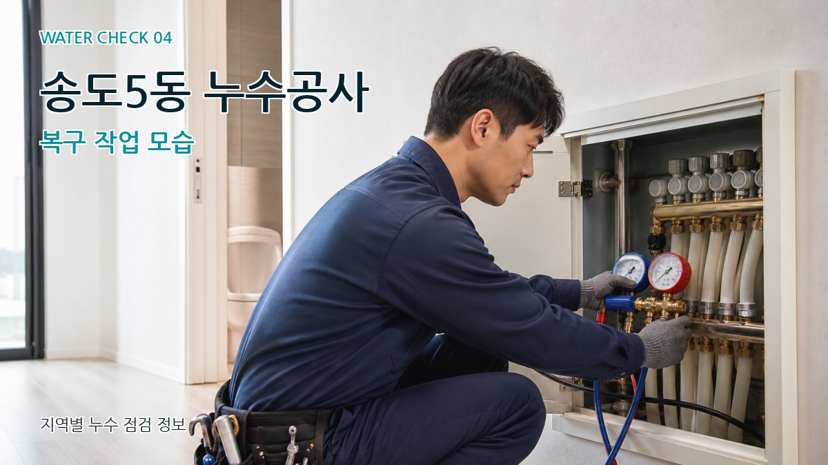 송도5동 누수탐지 누수탐지 이미지