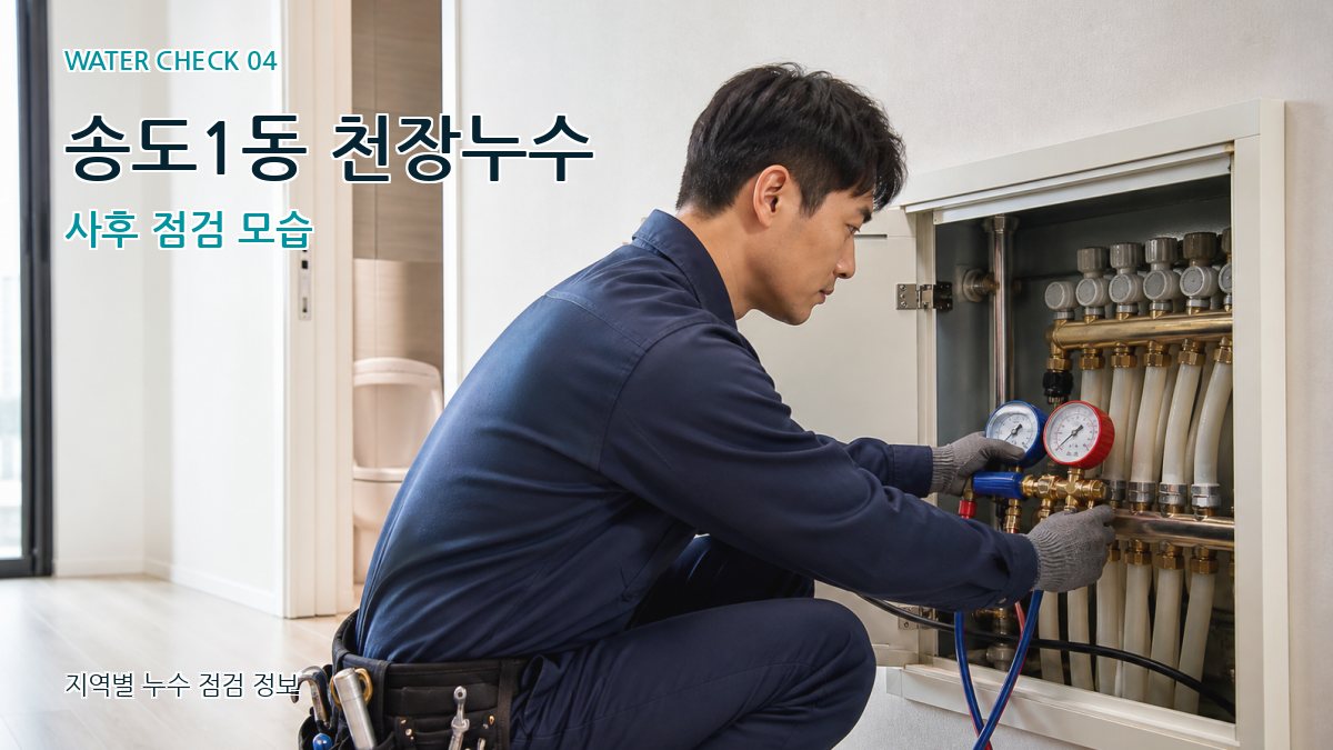 송도1동 누수탐지 누수탐지 이미지