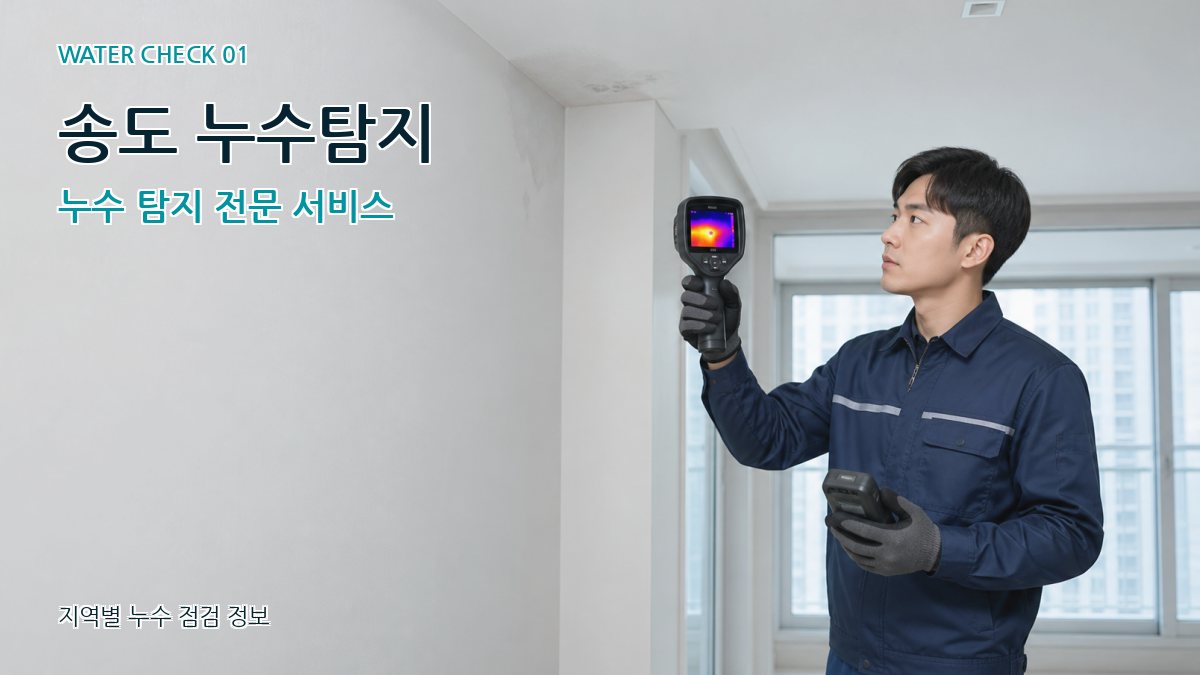 송도 누수탐지 누수 탐지 전문 서비스