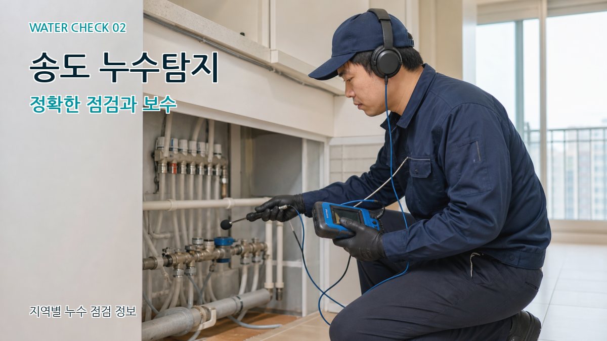 송도 누수탐지 정확한 점검과 보수