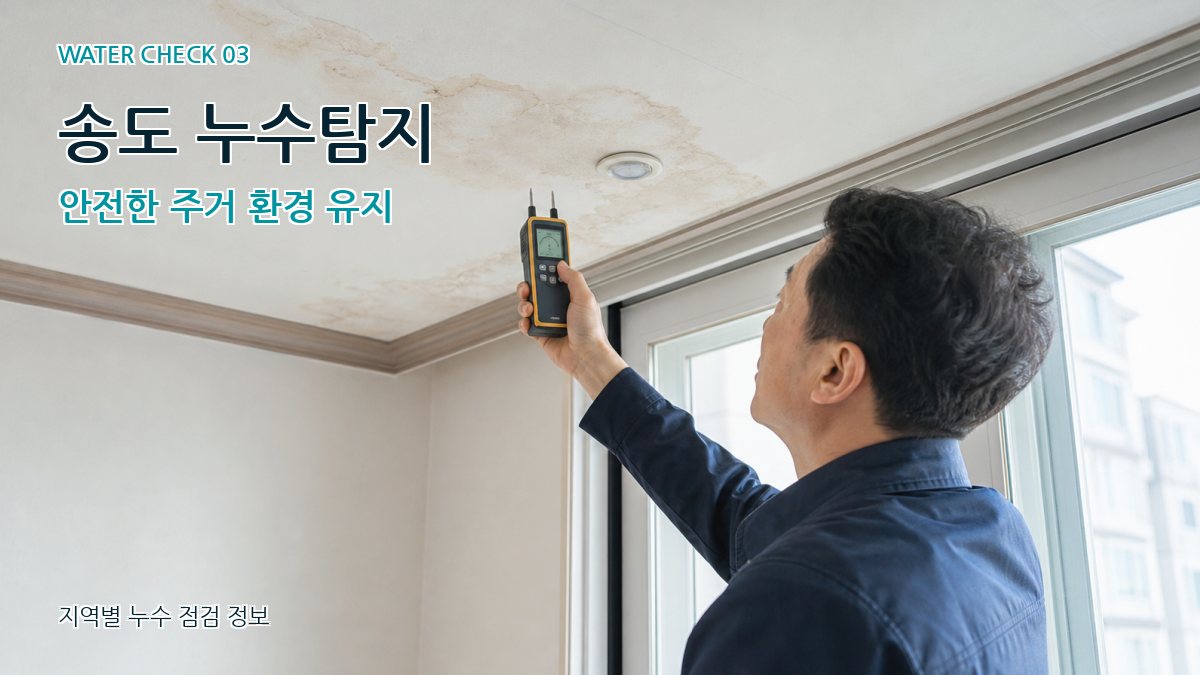 송도 누수탐지 안전한 주거 환경 유지