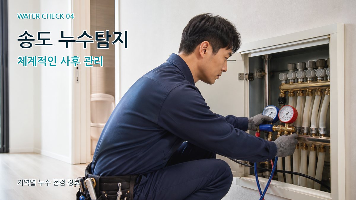 송도 누수탐지 체계적인 사후 관리