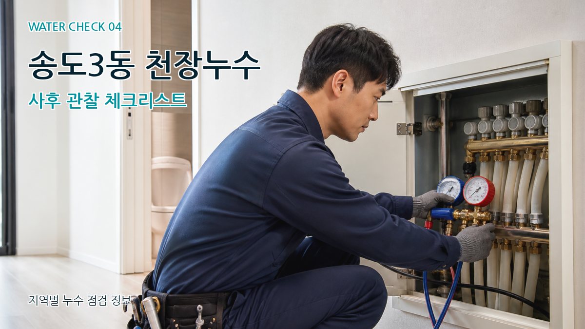송도3동 누수탐지 누수탐지 이미지