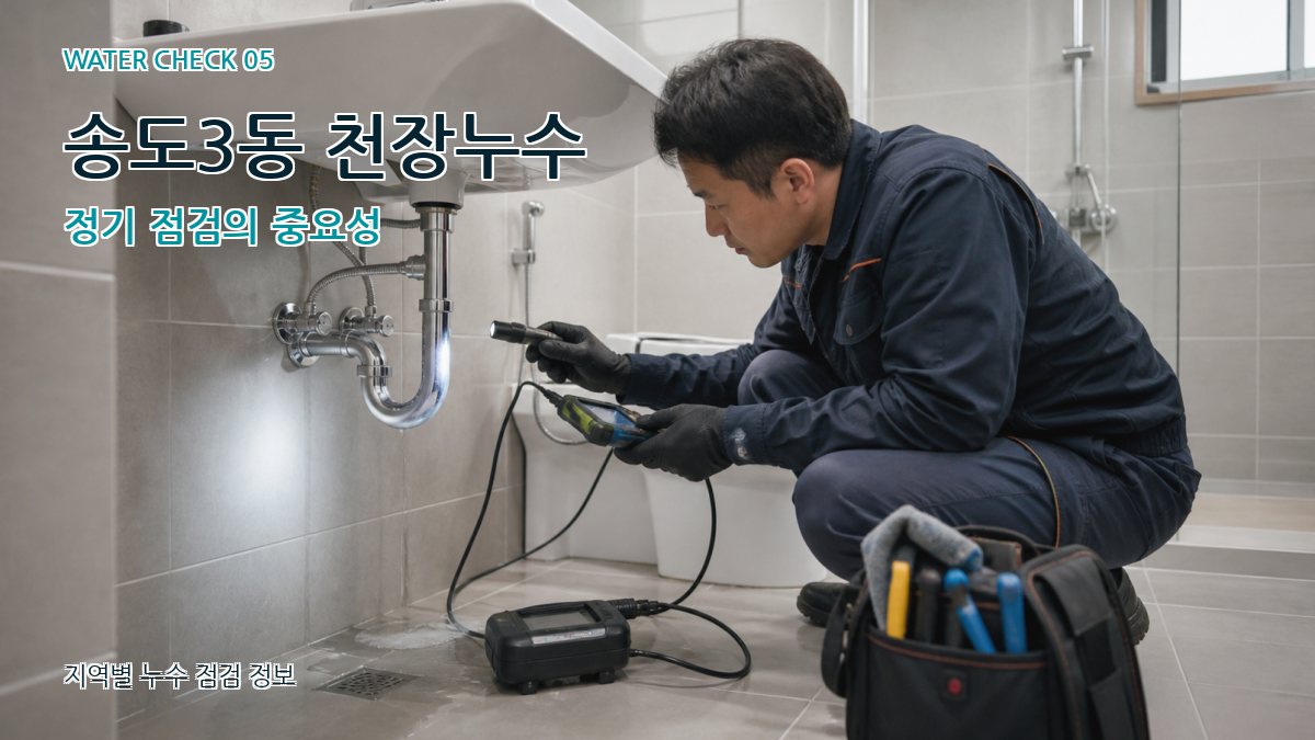 송도3동 누수공사 누수탐지 이미지