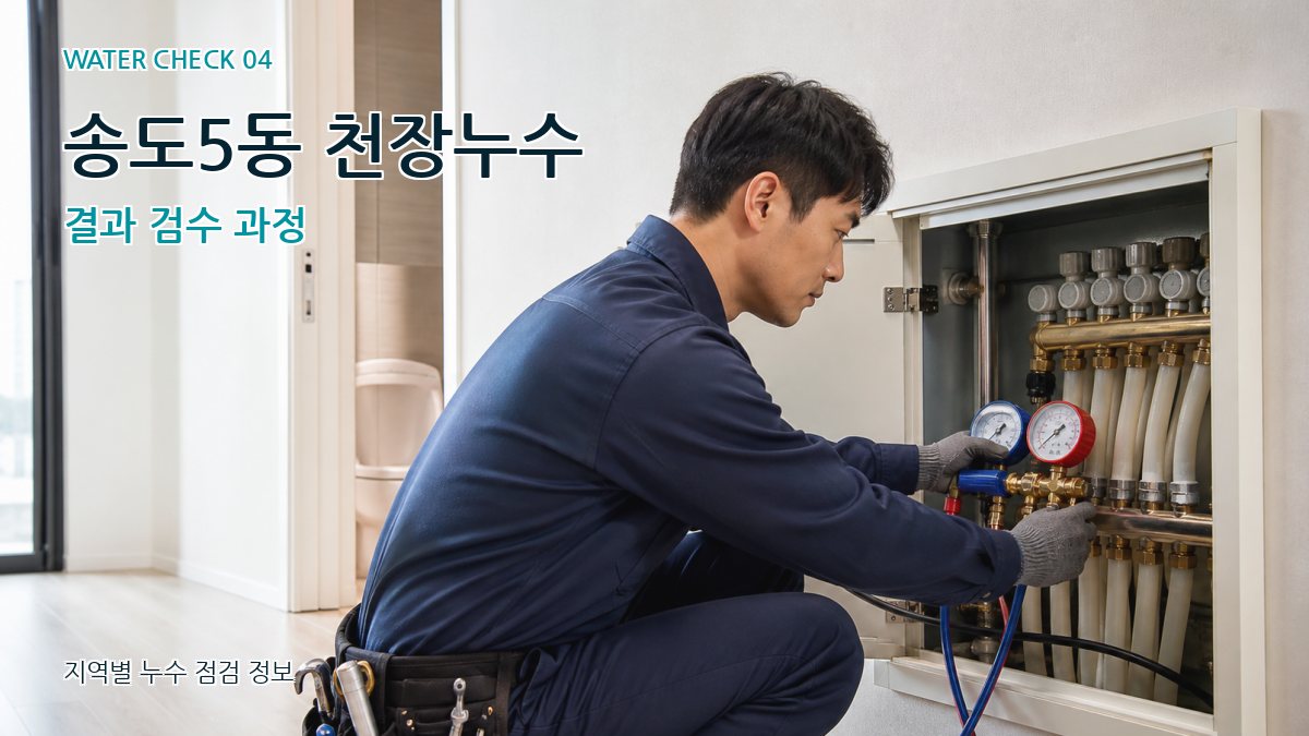 송도5동 누수탐지 누수탐지 이미지
