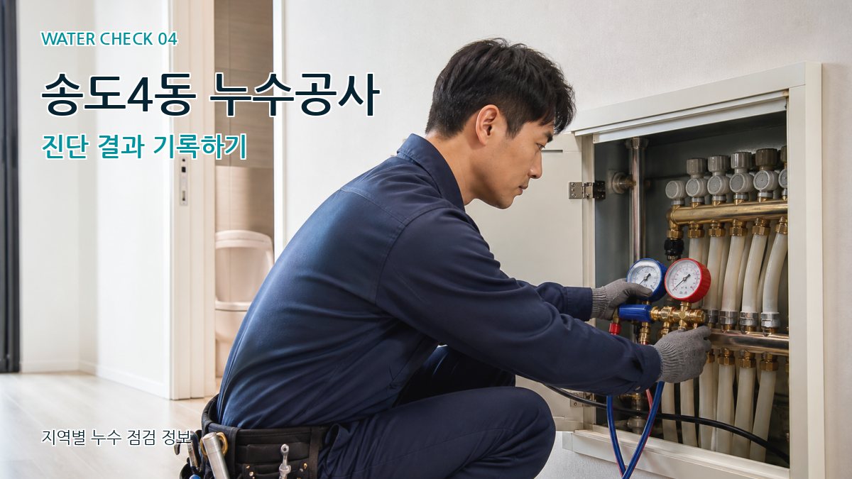 송도4동 누수탐지 누수탐지 이미지