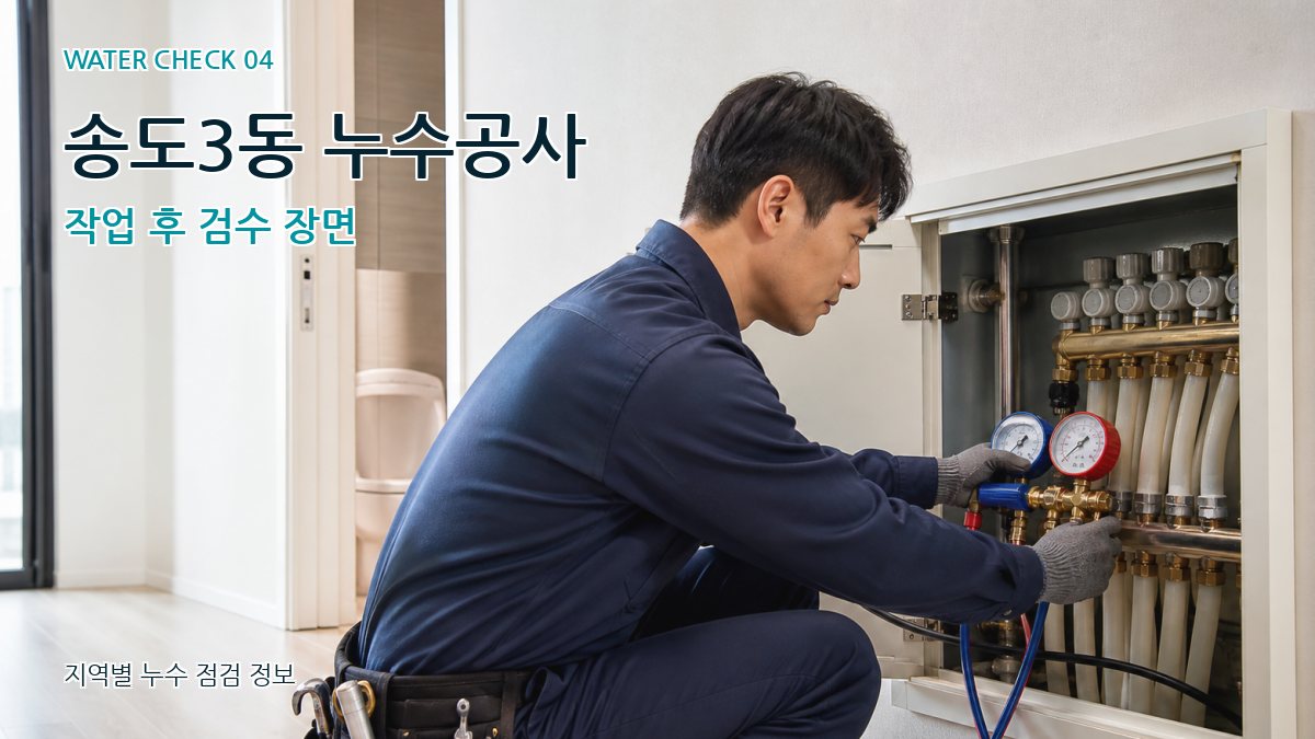 송도3동 누수탐지 누수탐지 이미지